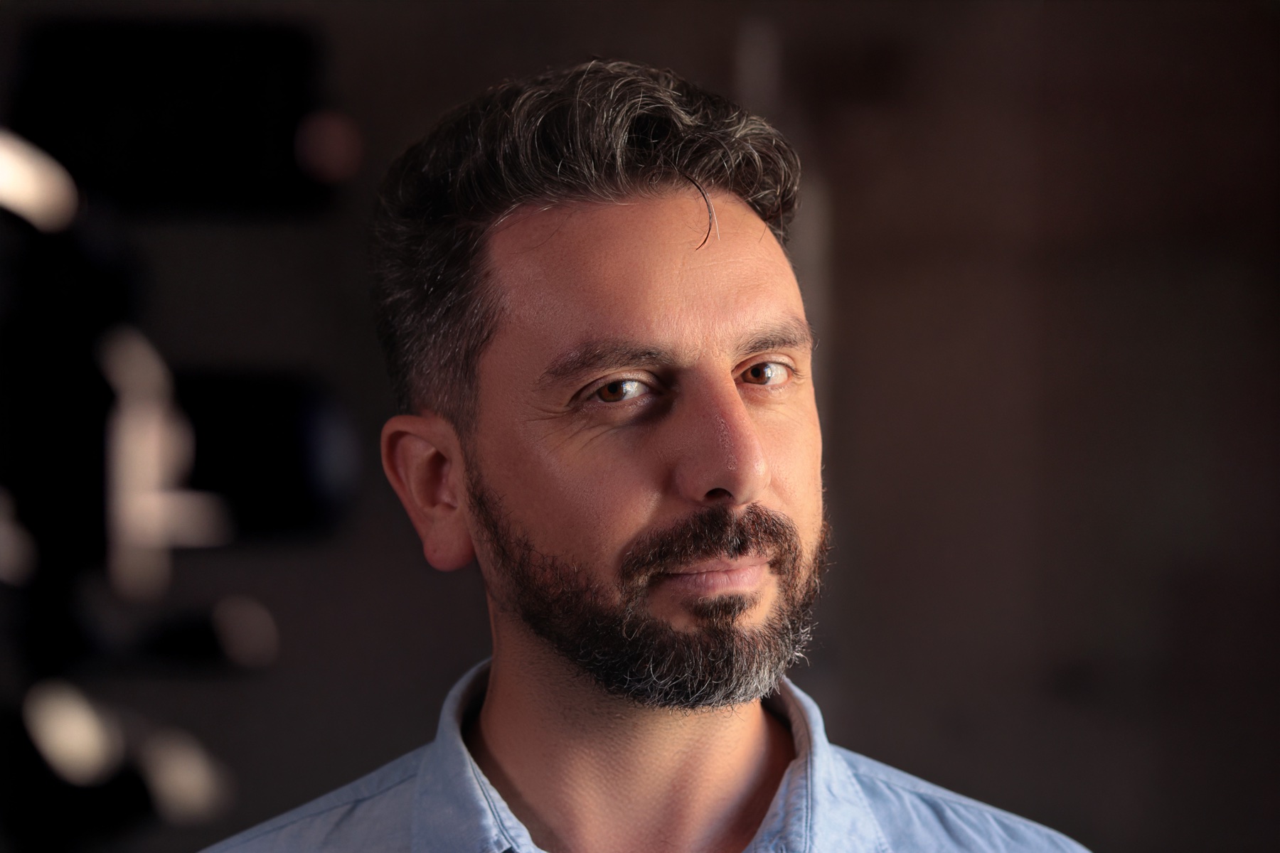 Portrait of filmmaker Marco Gheri